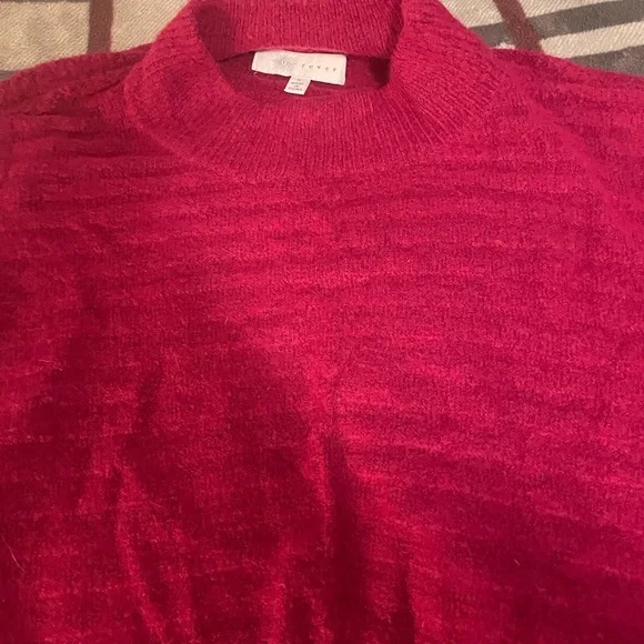 3/20 bundle Fever Fuchsia Turtleneck Sweater – Size Small - Picture 2 of 5